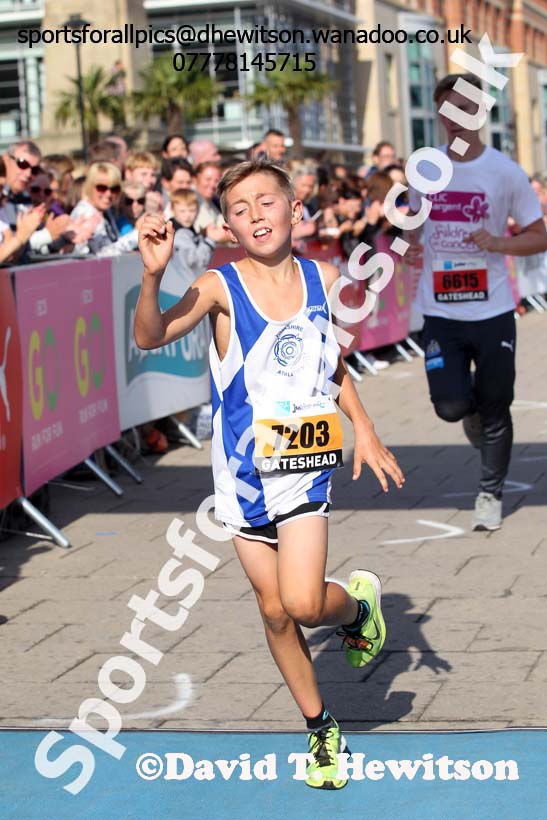 Boys BUPA Junior Great North Run. Photo: David T. Hewitson/Sports for All Pics